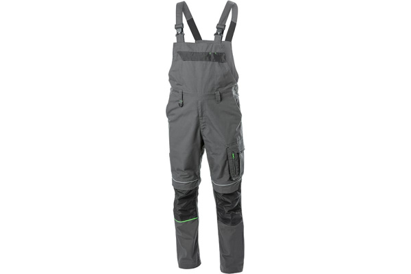 Полукомбинезон рабочий HOEGERT LEMBERG размер M (50) темно-серая  HT5K801-M в Челябинске