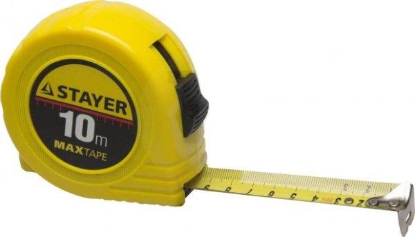 Рулетка Stayer 10м.  25мм. 34014-10-25