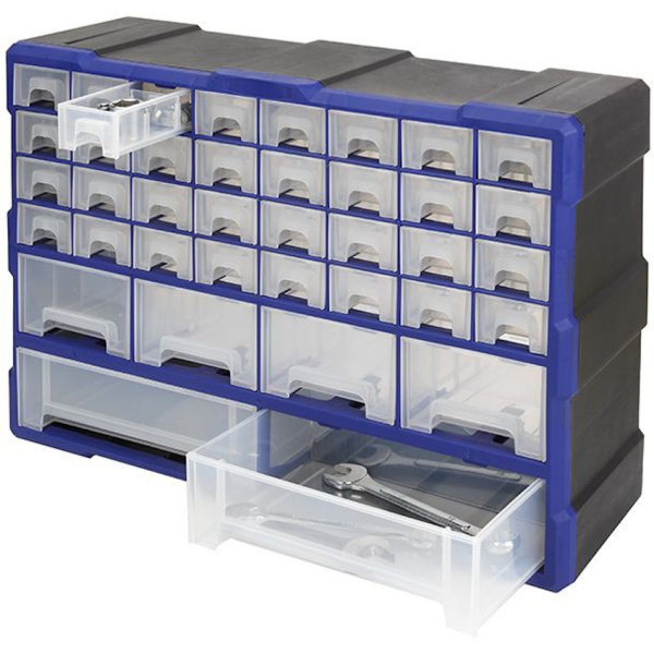 Органайзер пластиковый WORKPRO 38 ящичков WP283009 в Челябинске