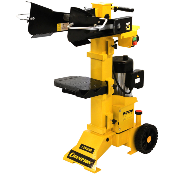 Дровокол CHAMPION LSV6000 (2,7кВт, 6тонн, 97кг+насадка для колки дров на 4 части) в Челябинске