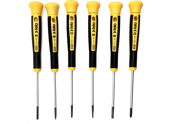 Набор отверток Felo  SL/PH для точных работ ESD Safe, 6 шт 25096166 в Челябинске 