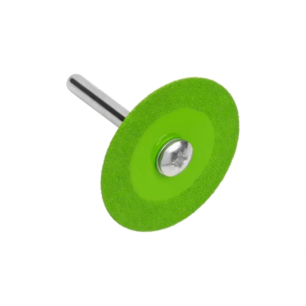 Набор алмазных дисков для гравера DLT вакуумная пайка, 10шт, 50мм, концевик 6мм.2638 в Челябинске