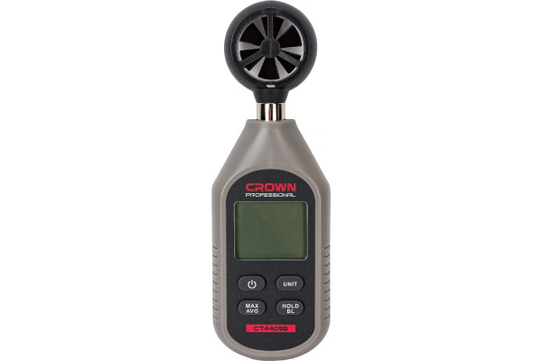 Измеритель анемометр-термометр скорости потока воздуха CROWN CT44098 в Екатеринбурге