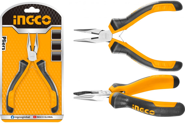 Длинногубцы мини INGCO 115 мм  HMLNP08115 в Екатеринбурге 