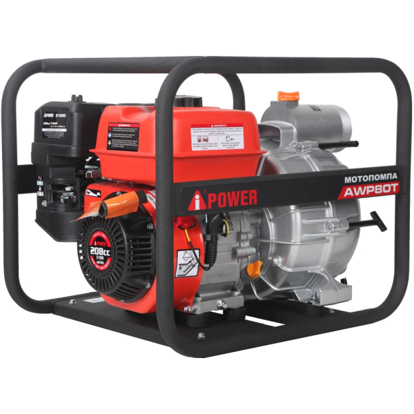 Бензиновая мотопомпа для грязной воды A-iPower AWP80Т 30231 в Челябинске
