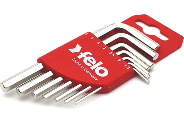 Набор шестигранников удлиненных с шаром FELO HEX1,5-6мм. 7пр.  34500711 в Челябинске 
