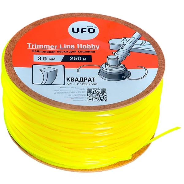 Нейлоновая леска UFO 3.0мм х 250м  912030250U в Челябинске