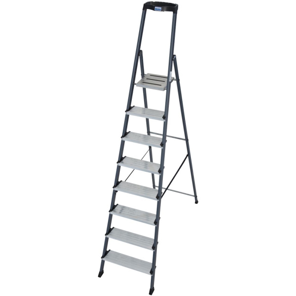 Лестница-стремянка KRAUSE-SECURO анодированная 8 ступеней  126467 в Челябинске