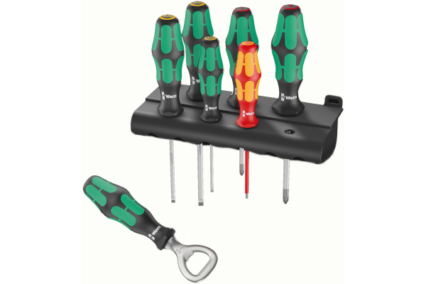 Набор отверток с подвесом Wera 6шт. PH1,2,SL3.0/4.0/5.5, VDE/SL2,5 WE-203775