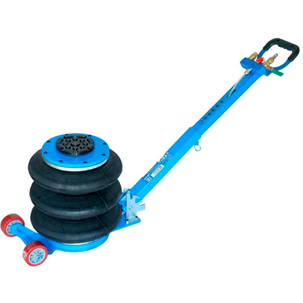 Домкрат пневматический "AE&T" 3т. 3-секционный с ручкой  Т08103А