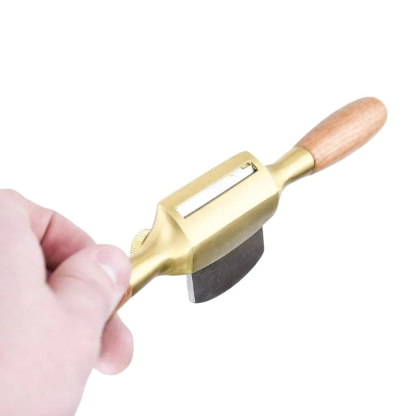 Стружок Luban бронзовый, Т10, полукруглая колодка, деревянные рукояти М00021730 в Челябинске 