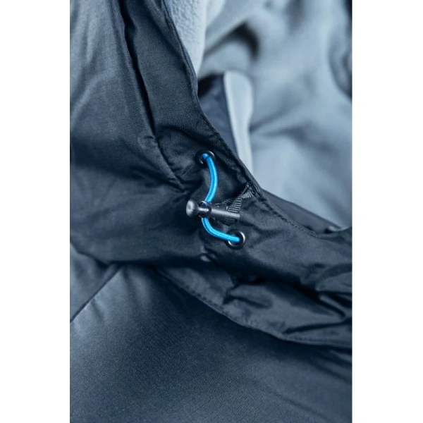 утепленная куртка с капюшоном HOEGERT LEON темно-синяя M/50  HT5B926-M в Челябинске