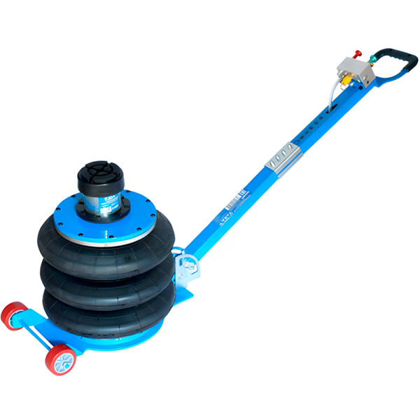 Домкрат пневматический "AE&T" 2т. 2-секционный с ручкой  Т08102А в Челябинске