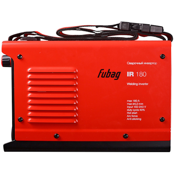 Сварочный апп. инвертор "Fubag IR 180" (220В,5-180А.D=1,6-4,0mm 4,6кг,бытовой) 31402 в Челябинске