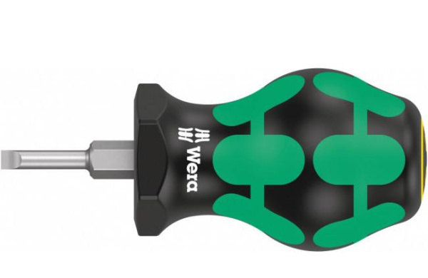 Отвертка для карбюратора Wera STUBBY SL4.0х0.8х54мм.  WE-008841 в Челябинске 