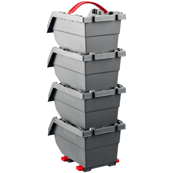 Лотки для хранения "Keter" Click Bins №2 11х15,5хh8,5см. 4шт.  17197117 в Челябинске