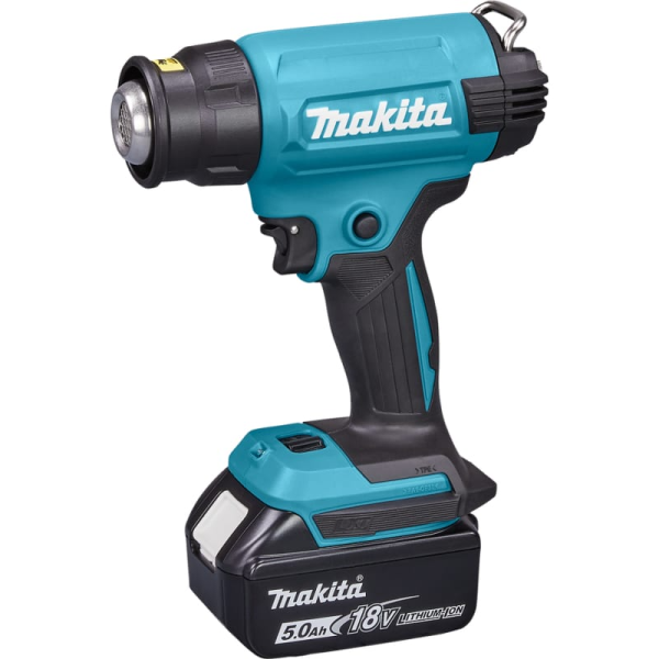Аккумуляторный строительный фен MAKITA DHG180RT1J 