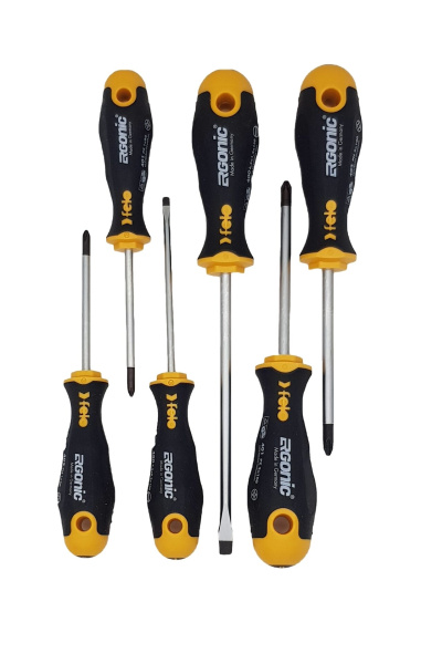 Набор отверток Ergonic Felo 6 шт в упаковке 40096118 в Челябинске 