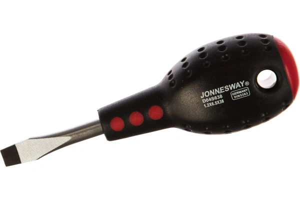 Отвертка JONNESWAY стержневая шлицевая FULL STAR, SL6.5х38 мм  D04S638  047077 в Челябинске 