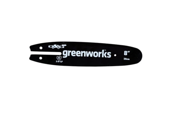 Шина для высотореза сучкореза Greenworks 20 см  20147, 20157, 2000107  29497 в Челябинске