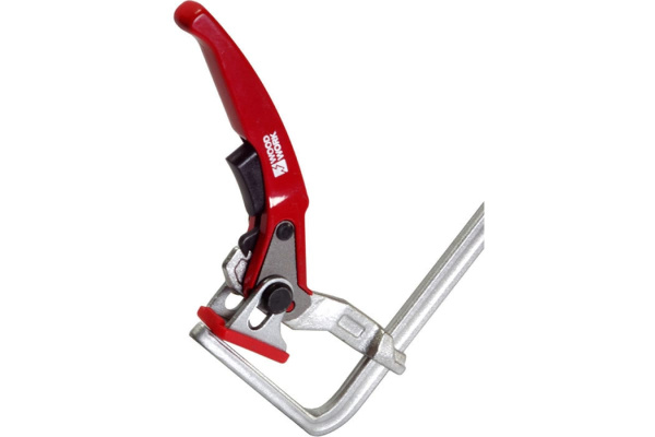 Струбцина кованая Woodwork F-тип 160x60 мм  c рычажной рукояткой для установки в Т-паз   RTC-1660 в Челябинске 