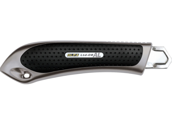Нож с сегментным лезвием OLFA 18мм. автофиксатор лезвие с тефлоновым покрытием OL-LTD-AL-LFB в Екатеринбурге 