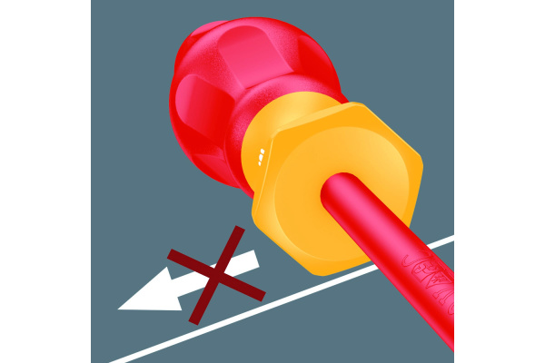 Отвертка диэлектрическая Wera РZ 2х100мм WE-031613 в Челябинске 