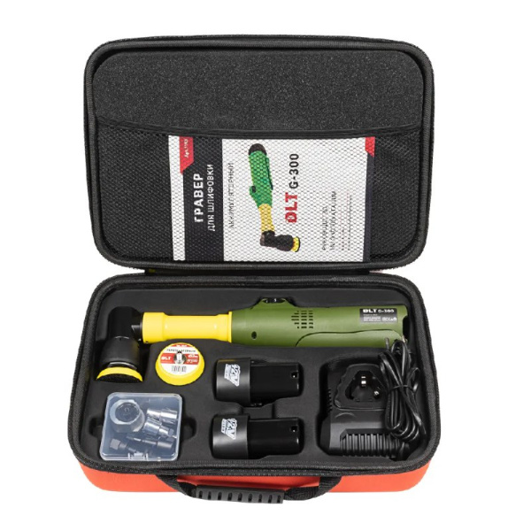 Гравер DLT G-300  80Вт/Li-ion/2500-6000об/мин/5 скоростей с кейсом 1153 в Челябинске