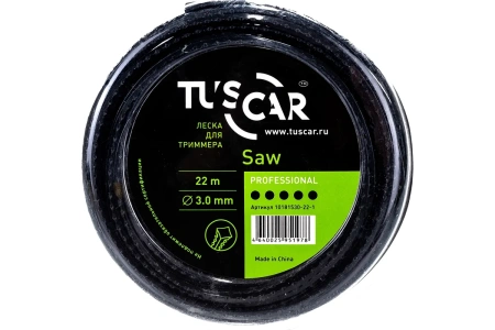 Леска для триммера TUSCAR Saw, Professional, 3.0mm*22m 10181530-22-1 в Челябинске