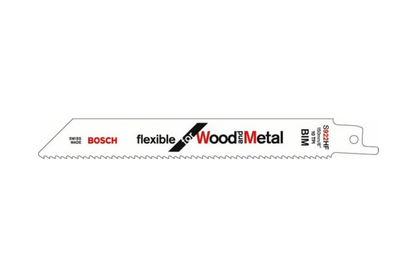 Полотна BOSCH  сабельные S 922 HF 5 шт. по дереву и металлу  2608656016