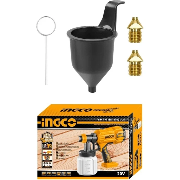 Аккумуляторный краскопульт INGCO CSGLI2004 в Челябинске