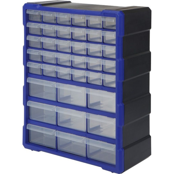 Органайзер пластиковый WORKPRO 39 ящичков WP283010 в Челябинске