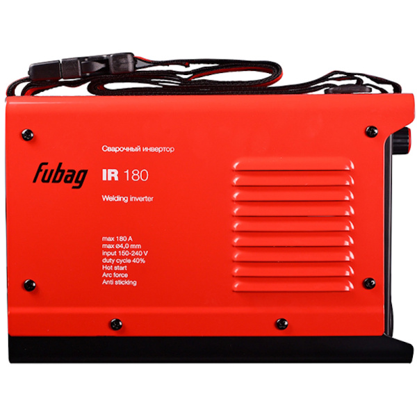 Сварочный апп. инвертор "Fubag IR 180" (220В,5-180А.D=1,6-4,0mm 4,6кг,бытовой) 31402 в Челябинске
