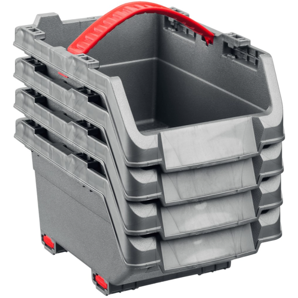 Лотки для хранения "Keter" Click Bins №2 11х15,5хh8,5см. 4шт.  17197117 в Челябинске