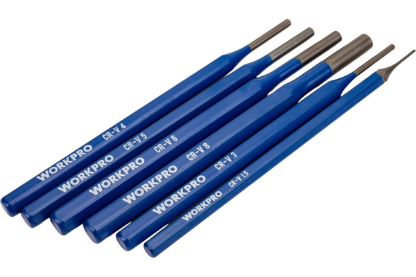Набор кернов WORKPRO 6шт.  WP201304 в Челябинске 