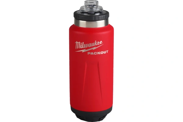 Термос красный  MILWAUKEE PACKOUT CHUG LID 1065 мл	4932493467