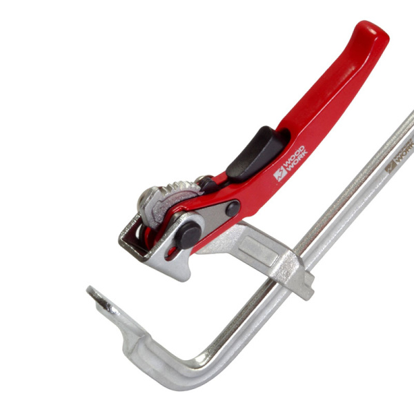 Струбцина WOODWORK кованая, F-тип, 200x60 мм, c рычажной рукояткой, усилие прижима до 160 кг RFC-206 в Челябинске 