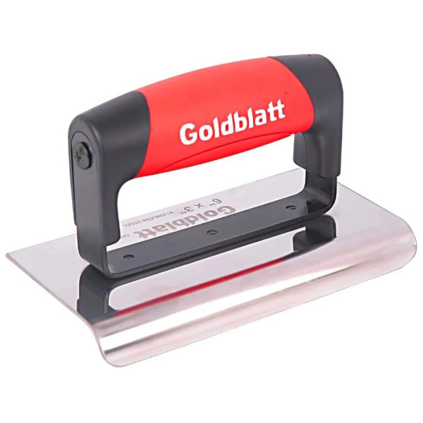 Эджер GOLDBLATT 1/2" из нержавеющей стали 150х75мм, радиус 16мм  G06953