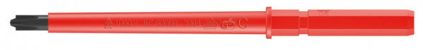 Отвёртка-насадка сменная PlusMinus Wera 62 i PH/S Kraftform Kompakt VDE, 1 x 154 мм WE-003440