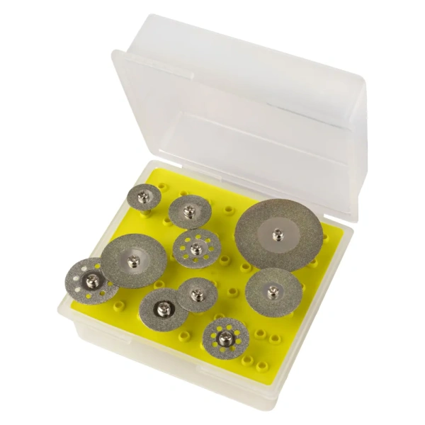 Набор алмазных дисков DLT с титановым покрытием для гравера DLT 16/18/20/22/25/30/35 10шт 1500 в Челябинске