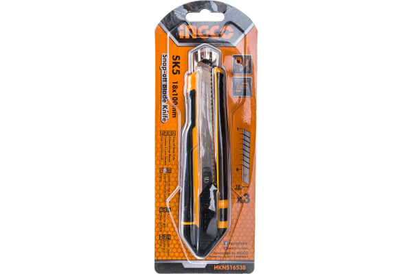 Нож канцелярский INGCO 18 мм  HKNS16538 в Екатеринбурге 