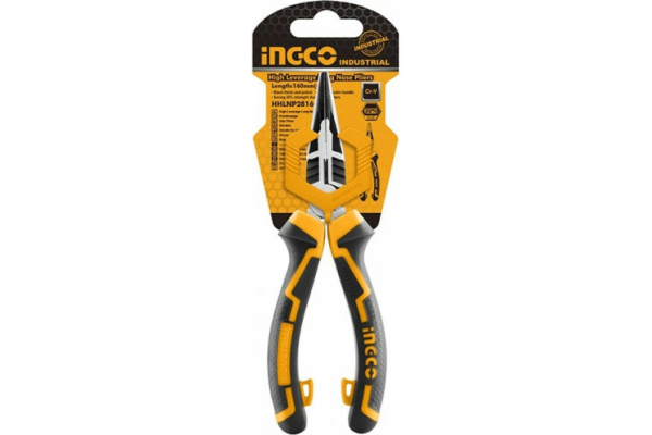 Тонкогубцы INGCO INDUSTRIAL 160 мм HHLNP28160  в Екатеринбурге 