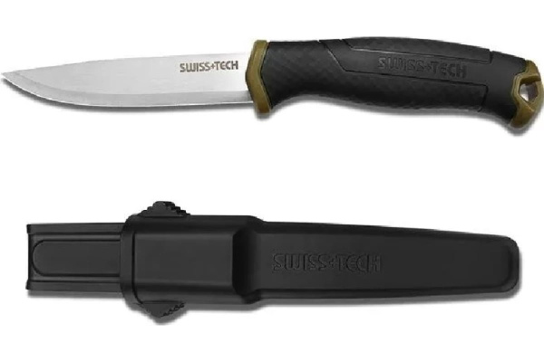 Нож туристический WORKPRO 102мм., пластиковый чехол  WP381010 в Екатеринбурге 