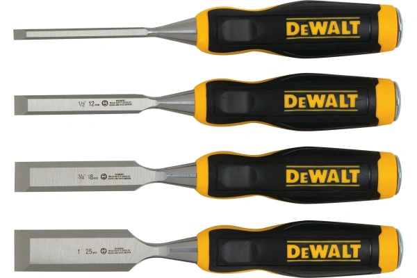 Набор стамесок DeWalt 4 шт, 6, 12, 18, 25 мм  DWHT0-16063