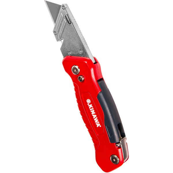 Нож складной OKINAWA трапецивидное лезвие 2 шт. с отвертой  2408 в Екатеринбурге 