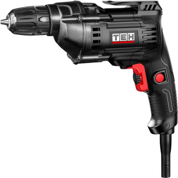 Дрель безударная TEH TD1006 Мощность 600 Вт., быстрозажимной патрон 10 мм. 0-3300 об\мин. Мах даметр све в Челябинске