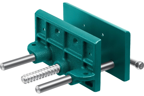 Тиски столярные винтовые KRAFTOOL 165мм. развод губок 115мм.  32718-150 в Челябинске