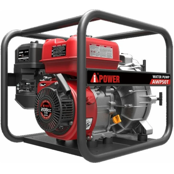 Мотопомпа бензиновая для грязной воды A-iPower AWP50T 30221 в Челябинске