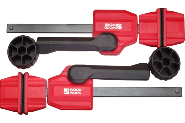 Прижим верстачный  эксцентриковый  Woodwork для отверстия 19 мм комплект из 2-х штук CLM-006