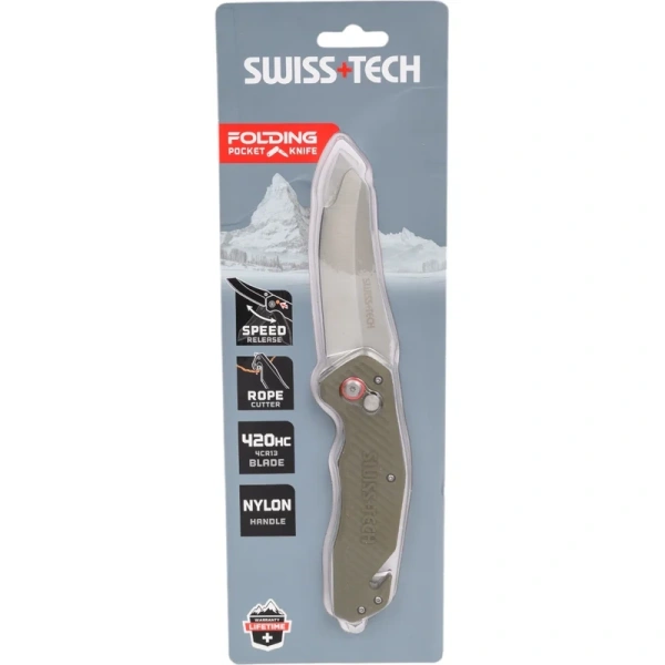 Нож складной Swiss+Tech 3.5" Speed Opening  ST014014 в Екатеринбурге 